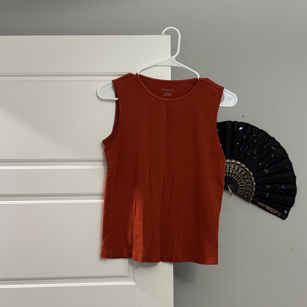 Christopher & Banks Rust Tank Top